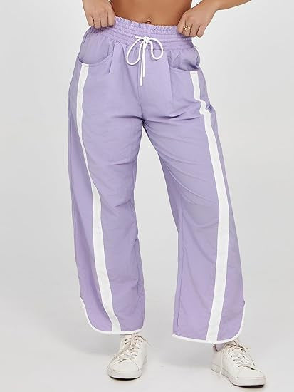 VVZ Women's Loose Barrel-Leg Trousers