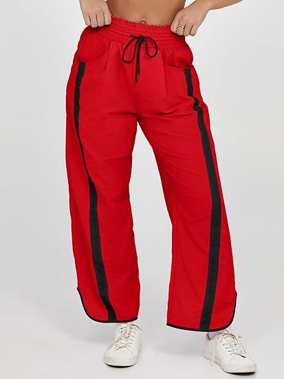 VVZ Women's Loose Barrel-Leg Trousers