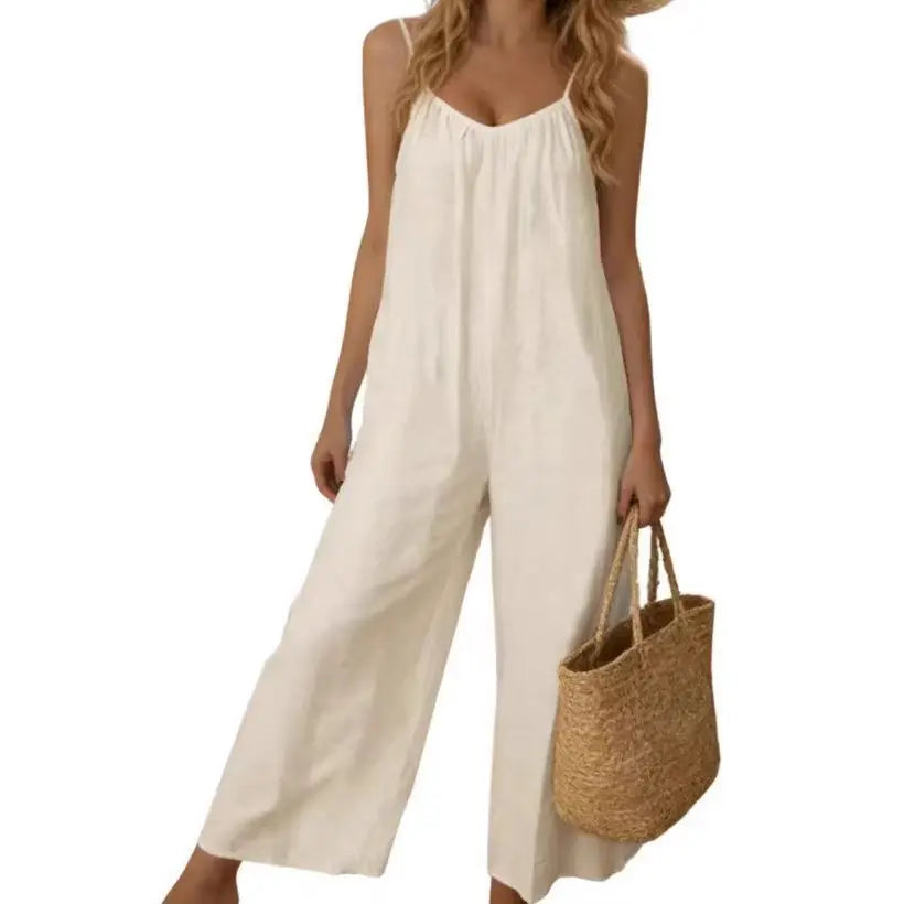 VVZ Women's Backless Jumpsuit