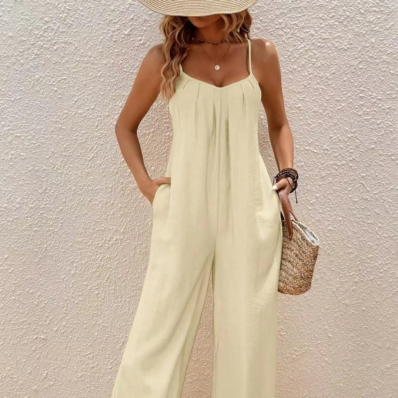 VVZ Women's Backless Jumpsuit