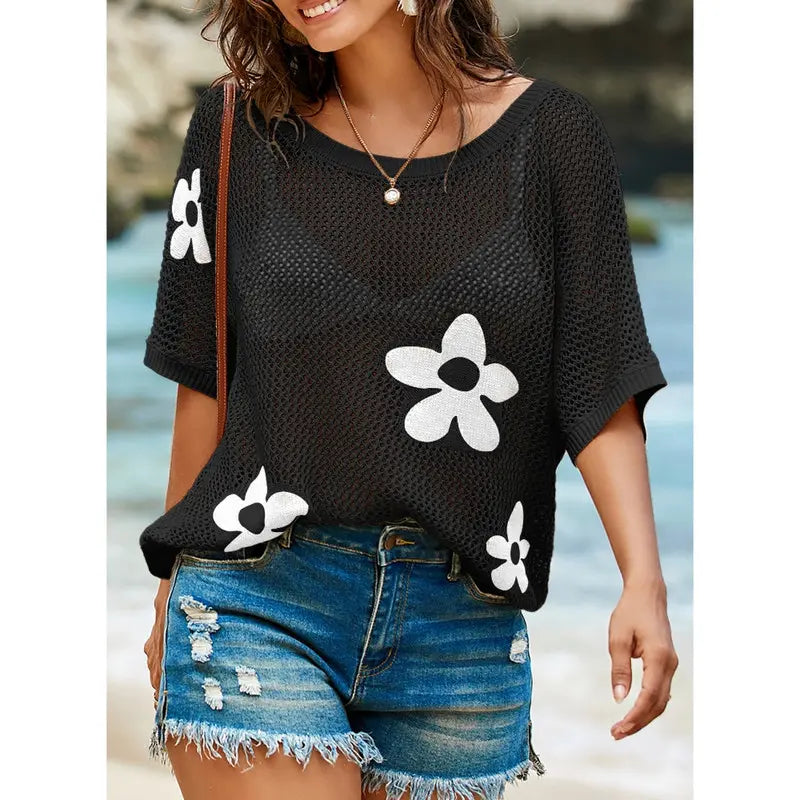 VVZ Women's Lightweight Knitted Pullover
