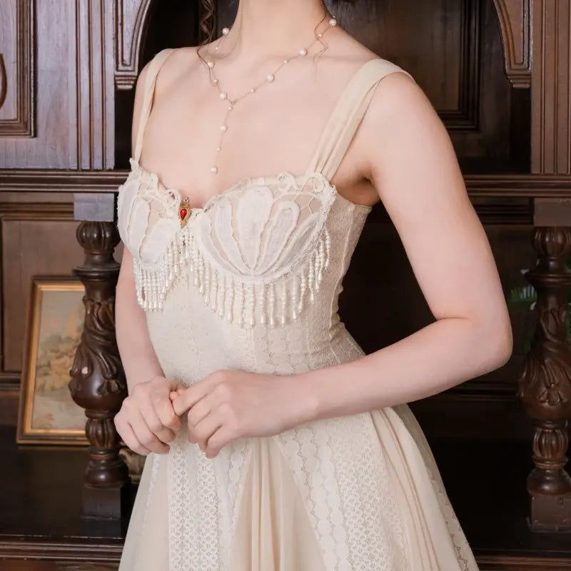 VVZ Cute Sleeveless Strappy Dress