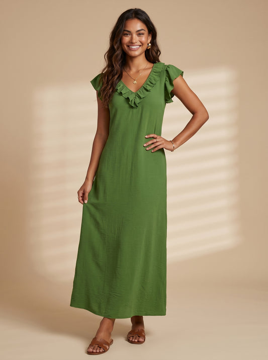 VVZ Summer Bohemian-Style Maxi Dress