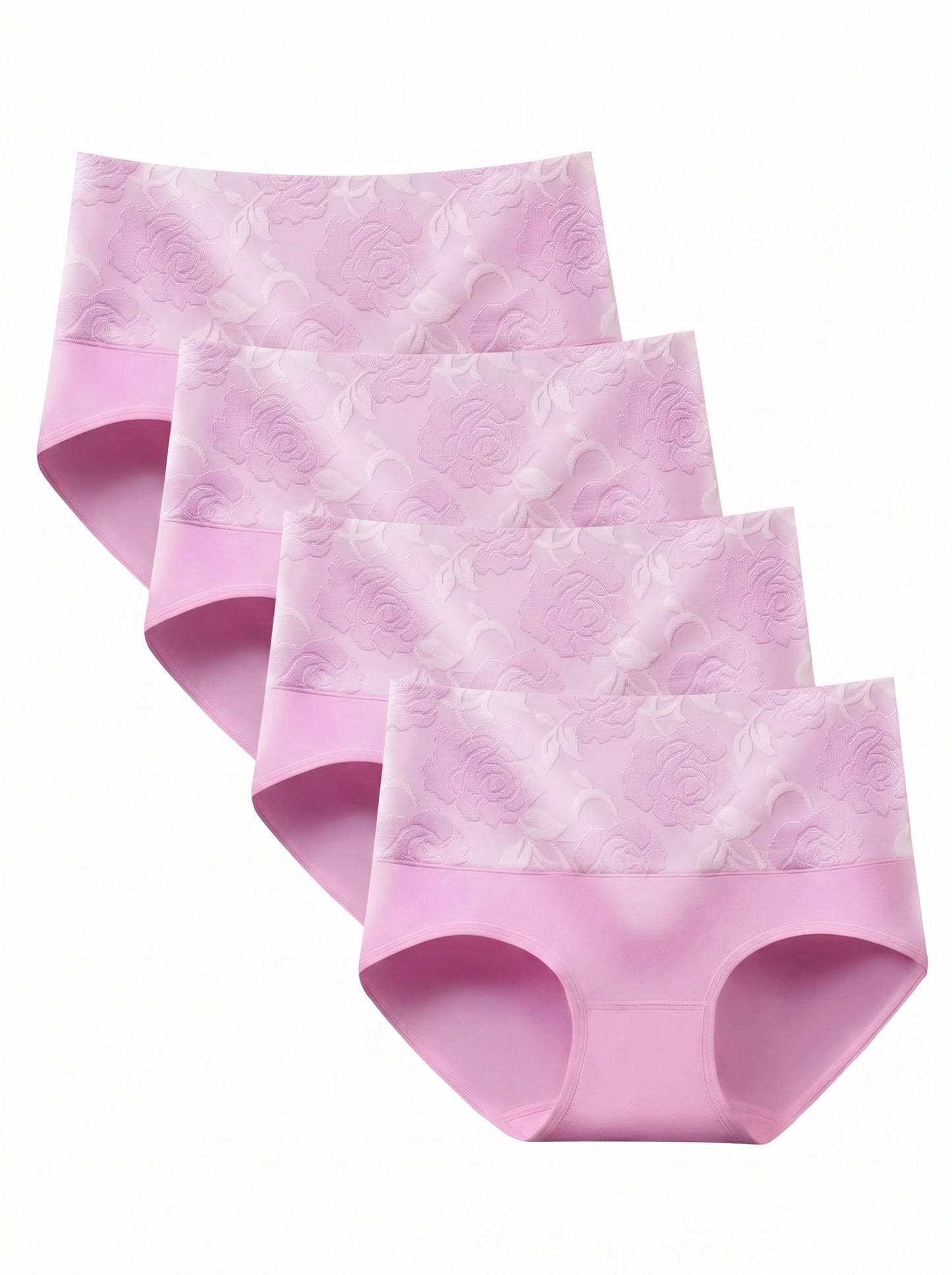 VVZ Women's High-Waisted Color-Block Printed Panties