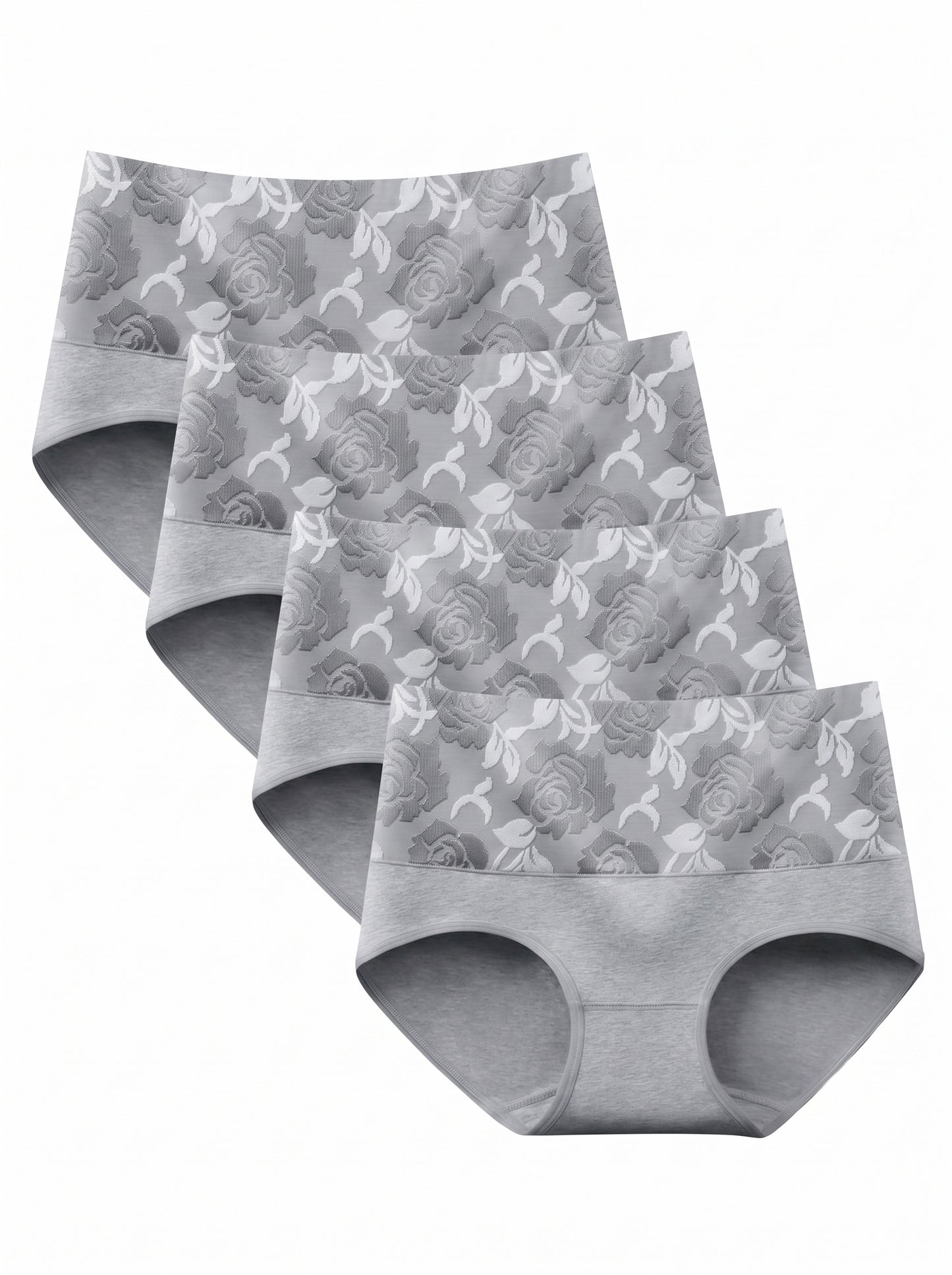 VVZ Women's High-Waisted Color-Block Printed Panties