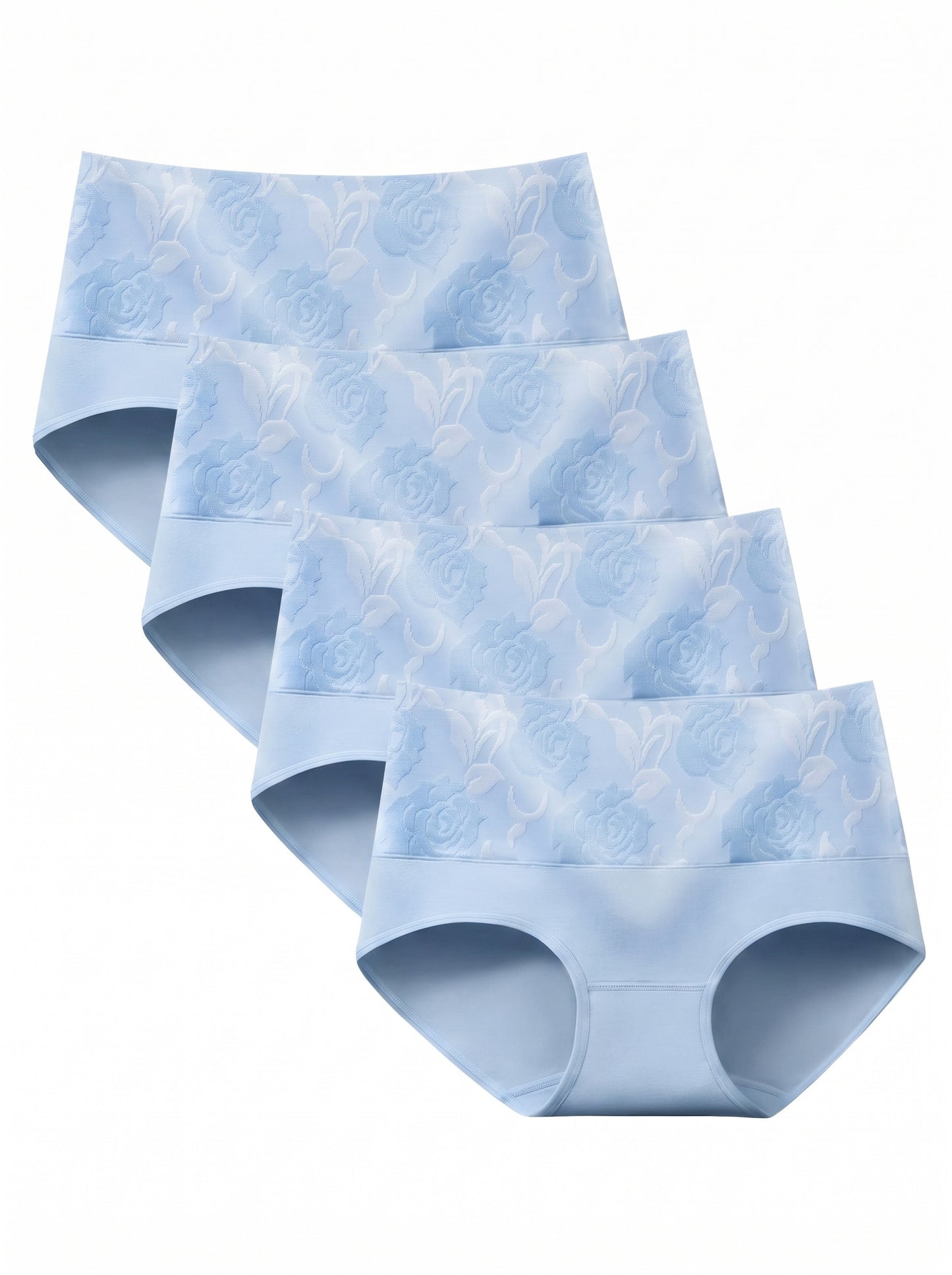 VVZ Women's High-Waisted Color-Block Printed Panties