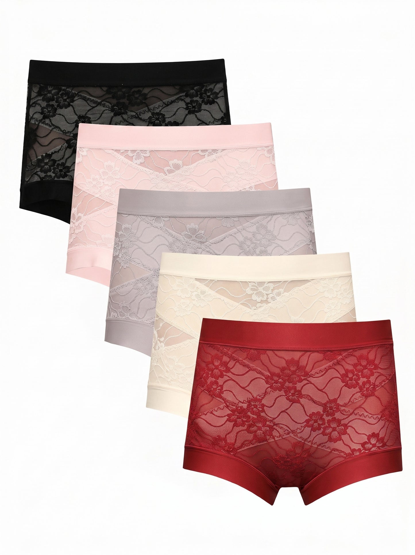 VVZ Women's high-waisted lace panties