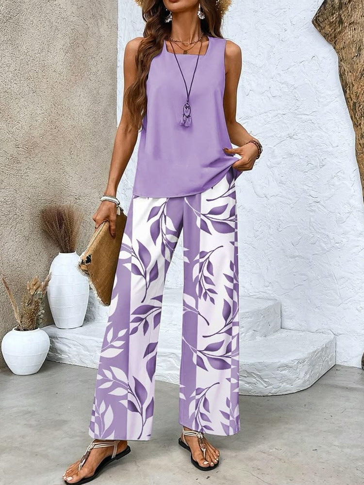 VVZ Women's Casual Two-Piece Set