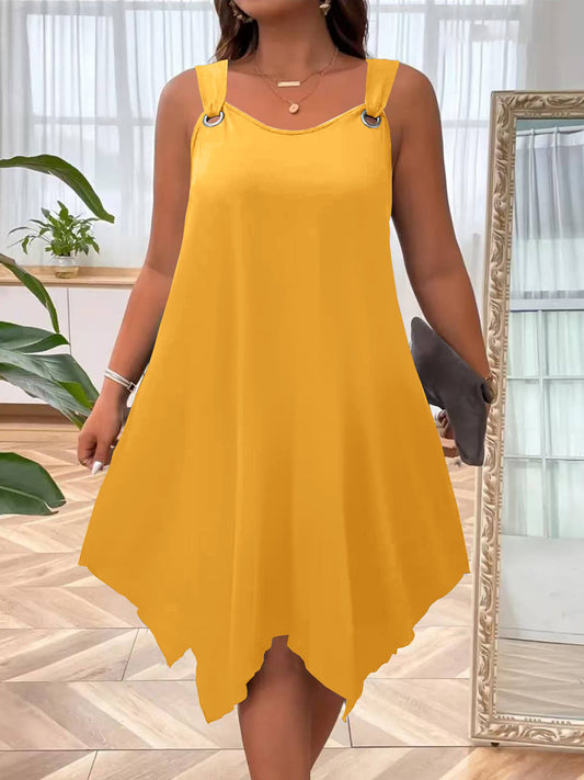 VVZ Solid-Color Tank Dress