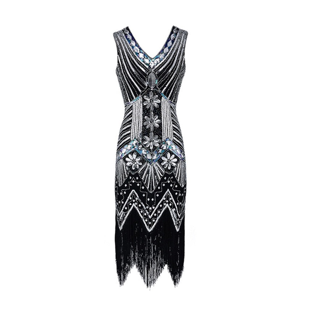 VVZ Sequin Evening Gown