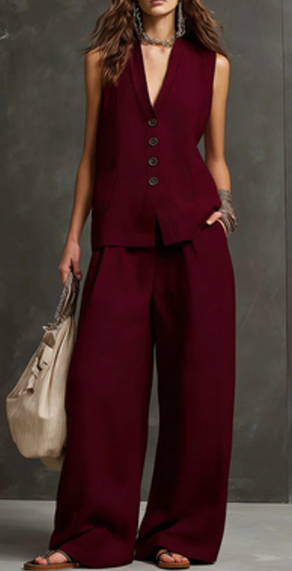 VVZ Women's Relaxed-Style Two-Piece Set