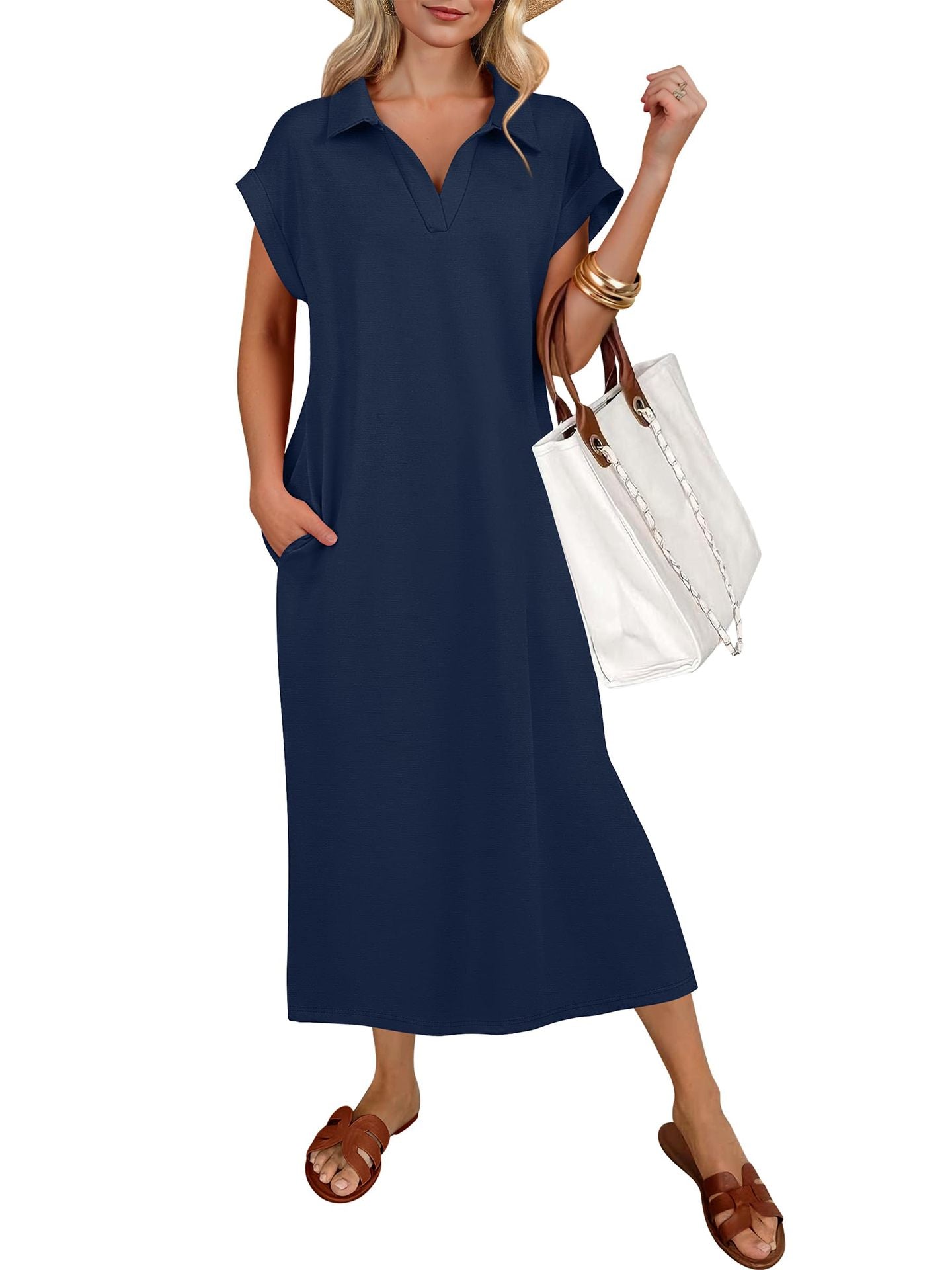 VVZ Women's Summer Casual Mid-Length Skirt