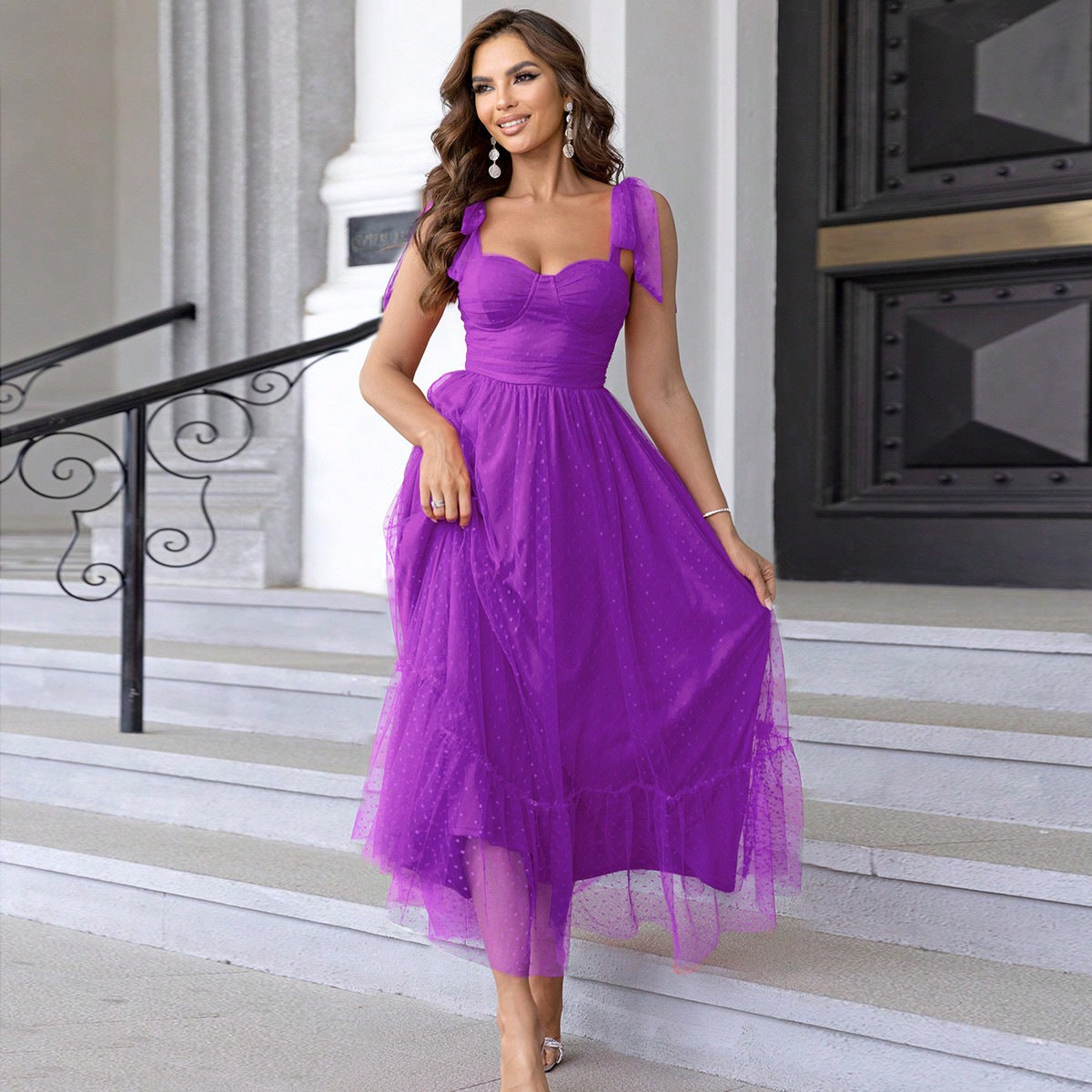 VVZ Strappy A-Line Dress