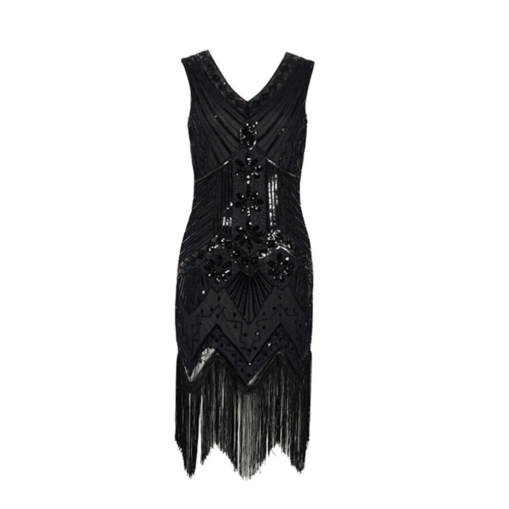 VVZ Sequin Evening Gown