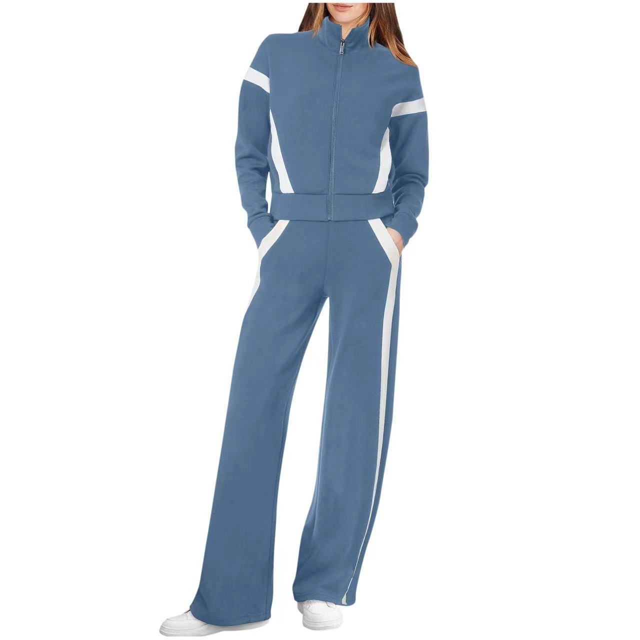 VVZ Lounge Sets for Women Sweatsuit 2 Piece Outfits Sweatshirt