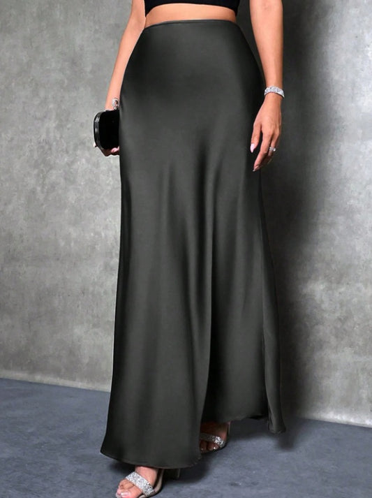 VVZ Elegant High-Waisted Mermaid Long Skirt