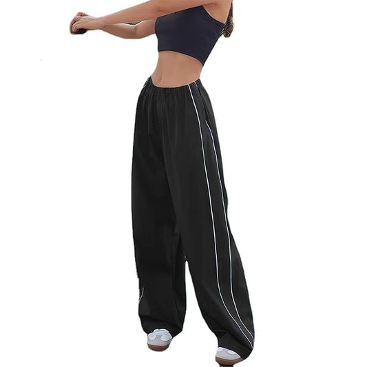 VVZ Women's Parachute Wideleg Pants