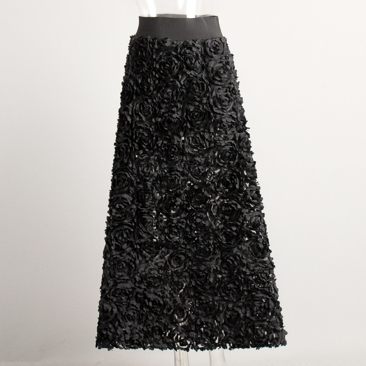 VVZ High-Waist Rosette Skirt