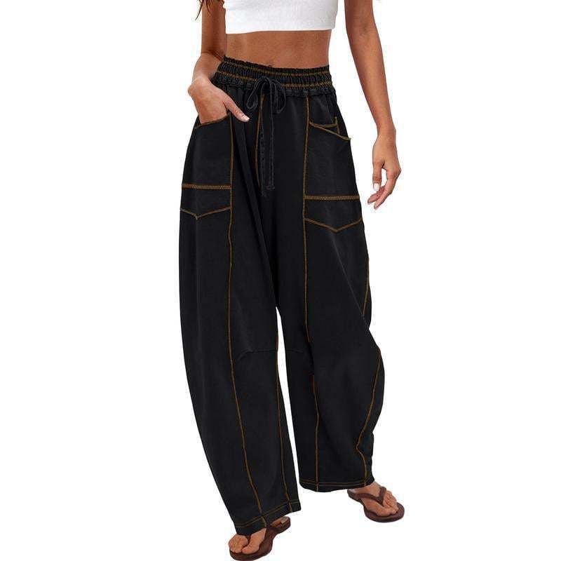 VVZ Women's High Waisted Barrel Sweatpants
