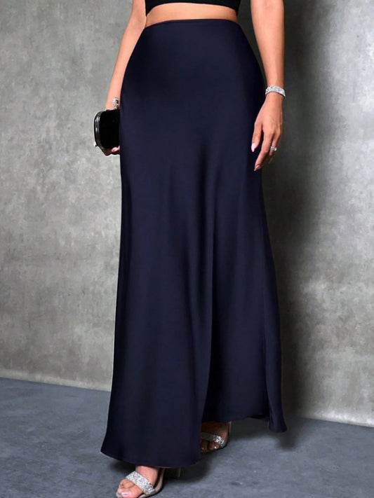 VVZ Elegant High-Waisted Mermaid Long Skirt