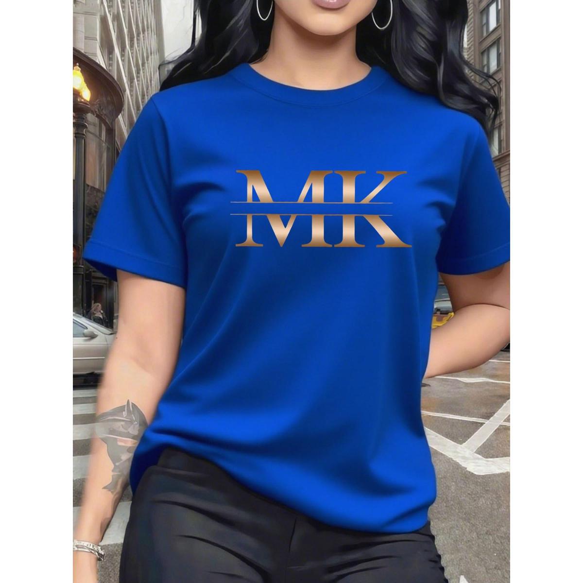 VVZ Women's Pure Cotton Short-Sleeve T-Shirt