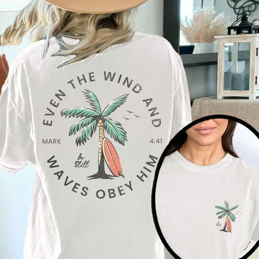 VVZ Beach-Style Top with Back Print