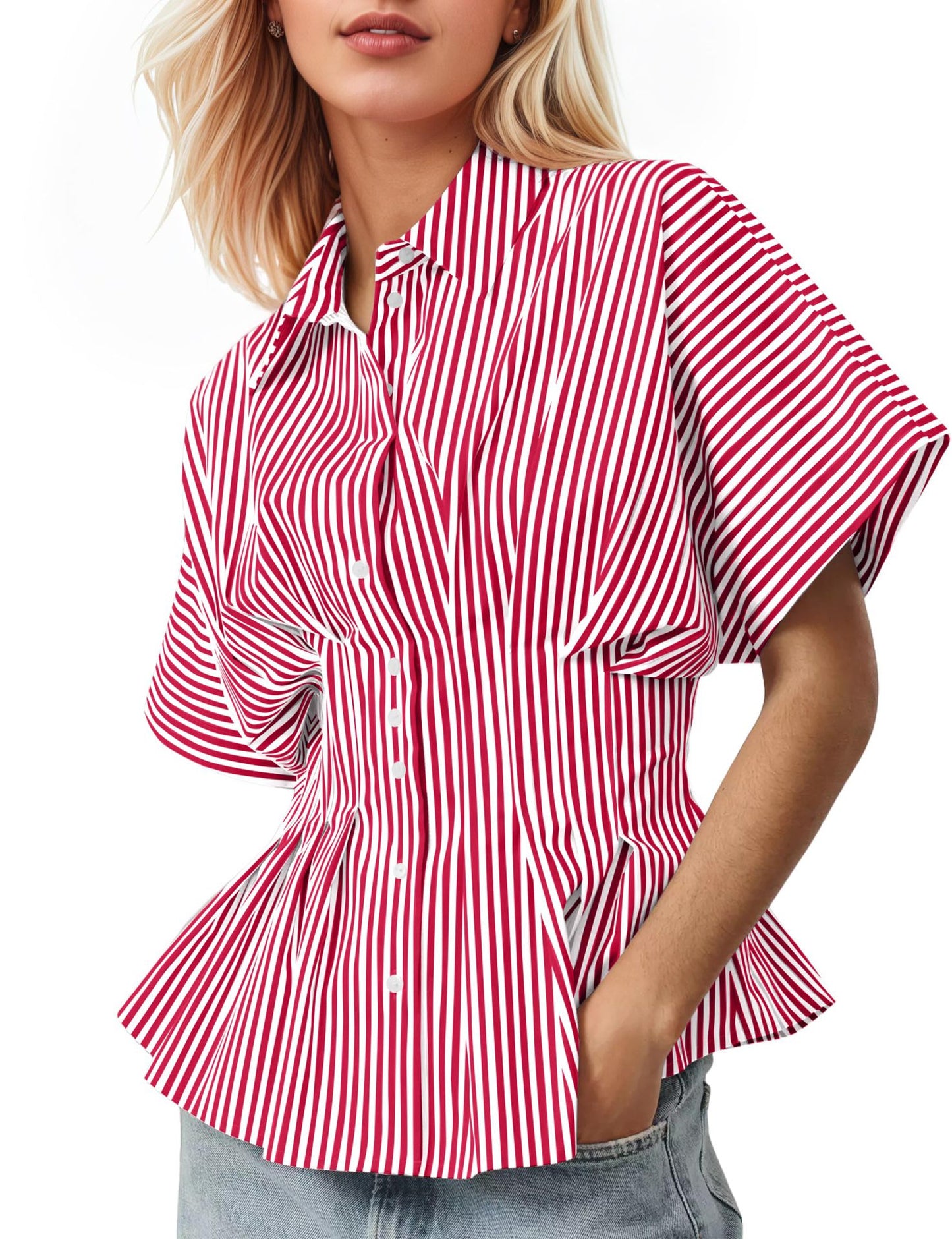 VVZ Women's Striped Shirt