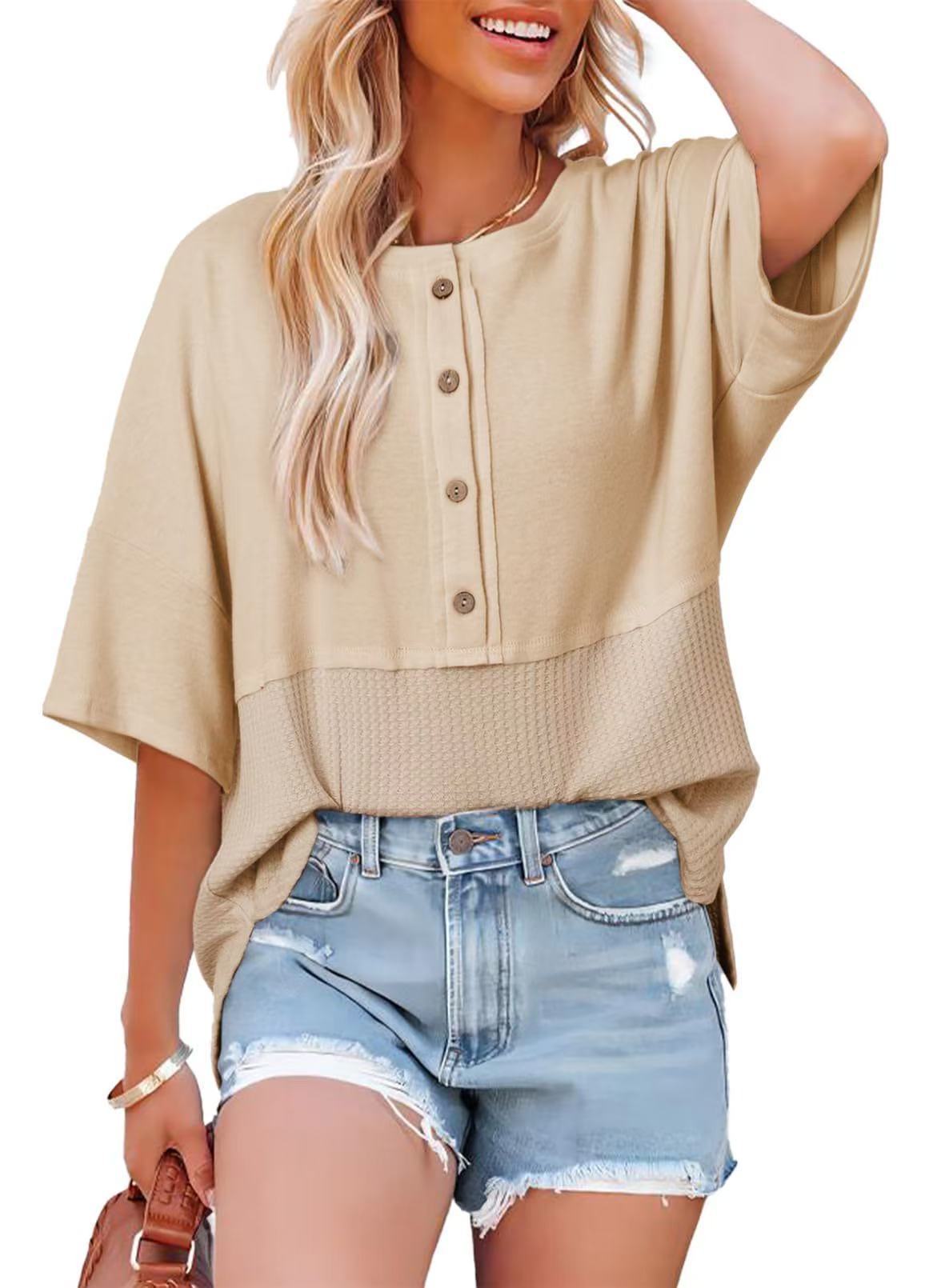 VVZ Women's Waffle-Knit Top