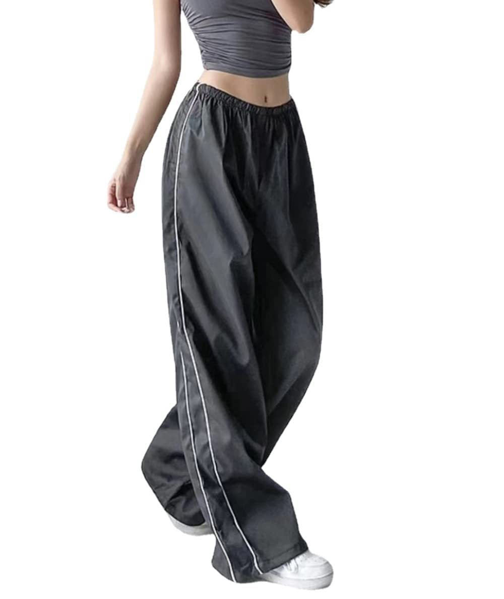 VVZ Women's Parachute Wideleg Pants