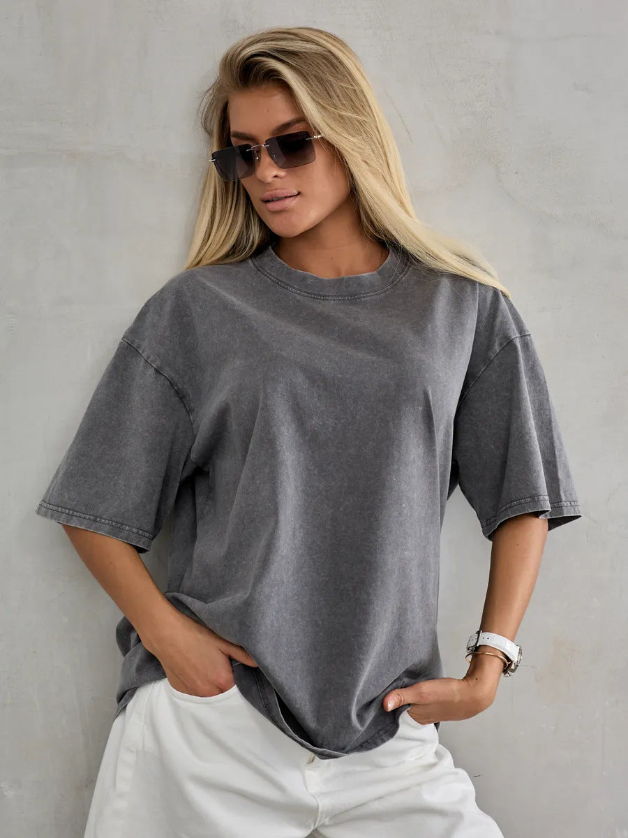 VVZ  stylish and versatile short-sleeve T-shirt