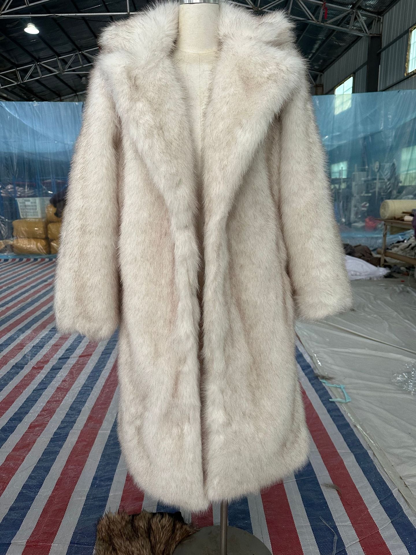 VVZ Leopard Print Faux Fur Coat