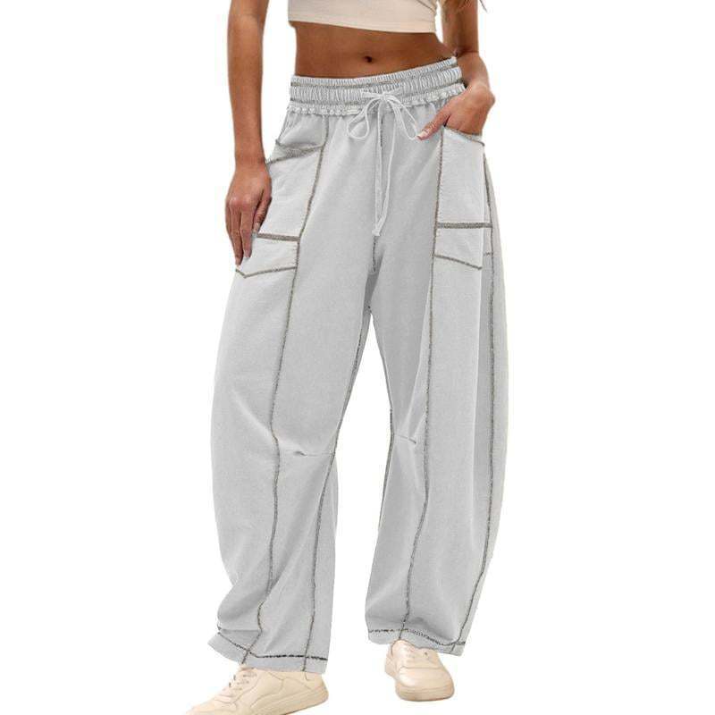 VVZ Women's High Waisted Barrel Sweatpants