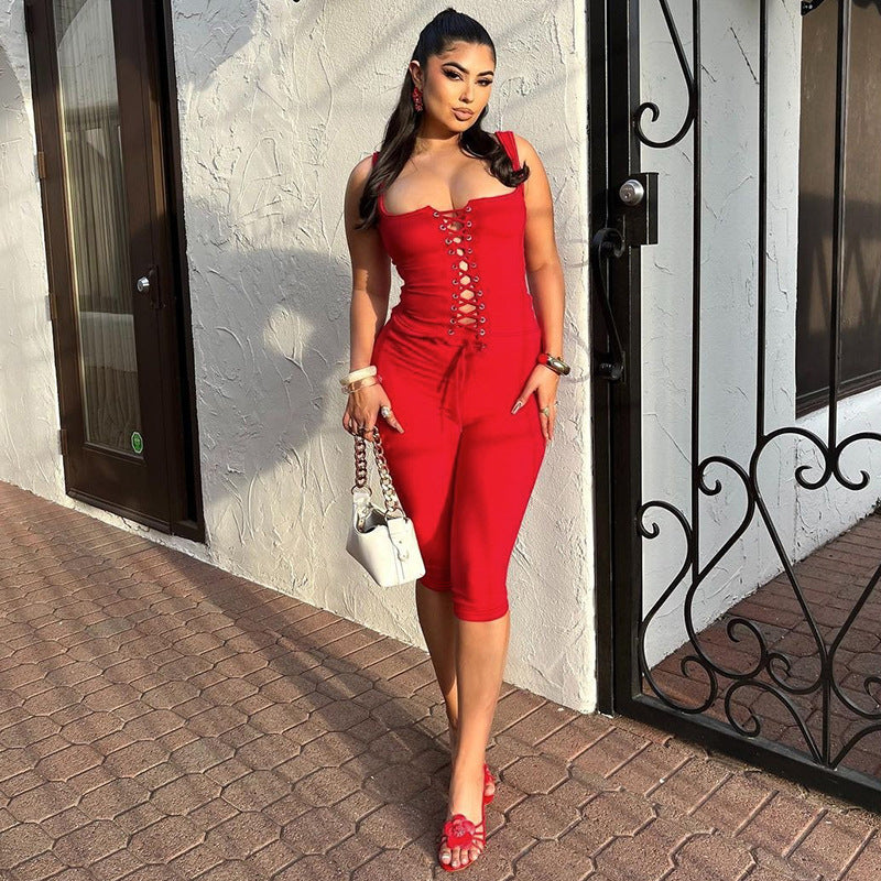 VVZ Waist-cinching Pant Suit