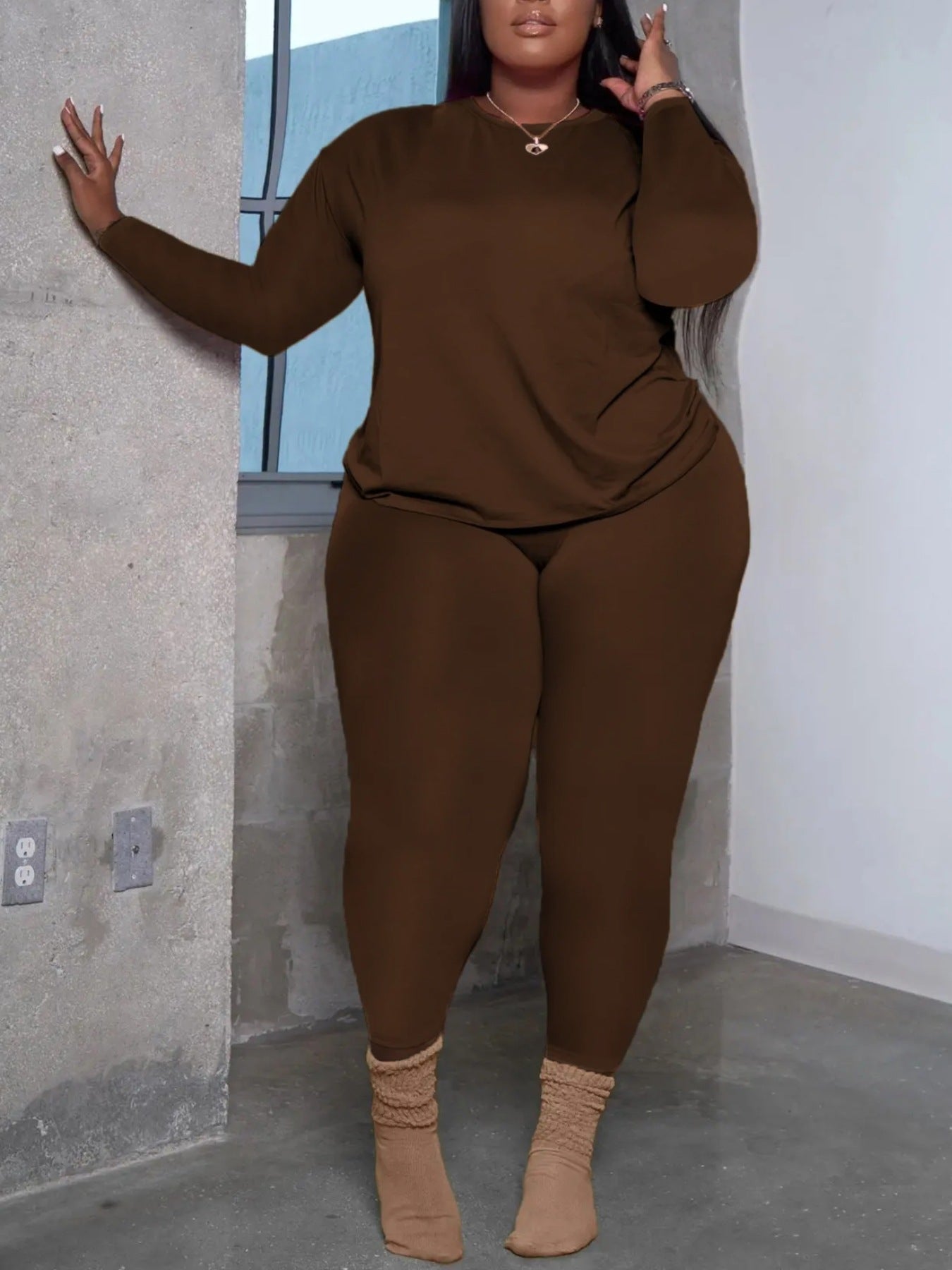 VVZ Women's Plus Size 2-Piece Set