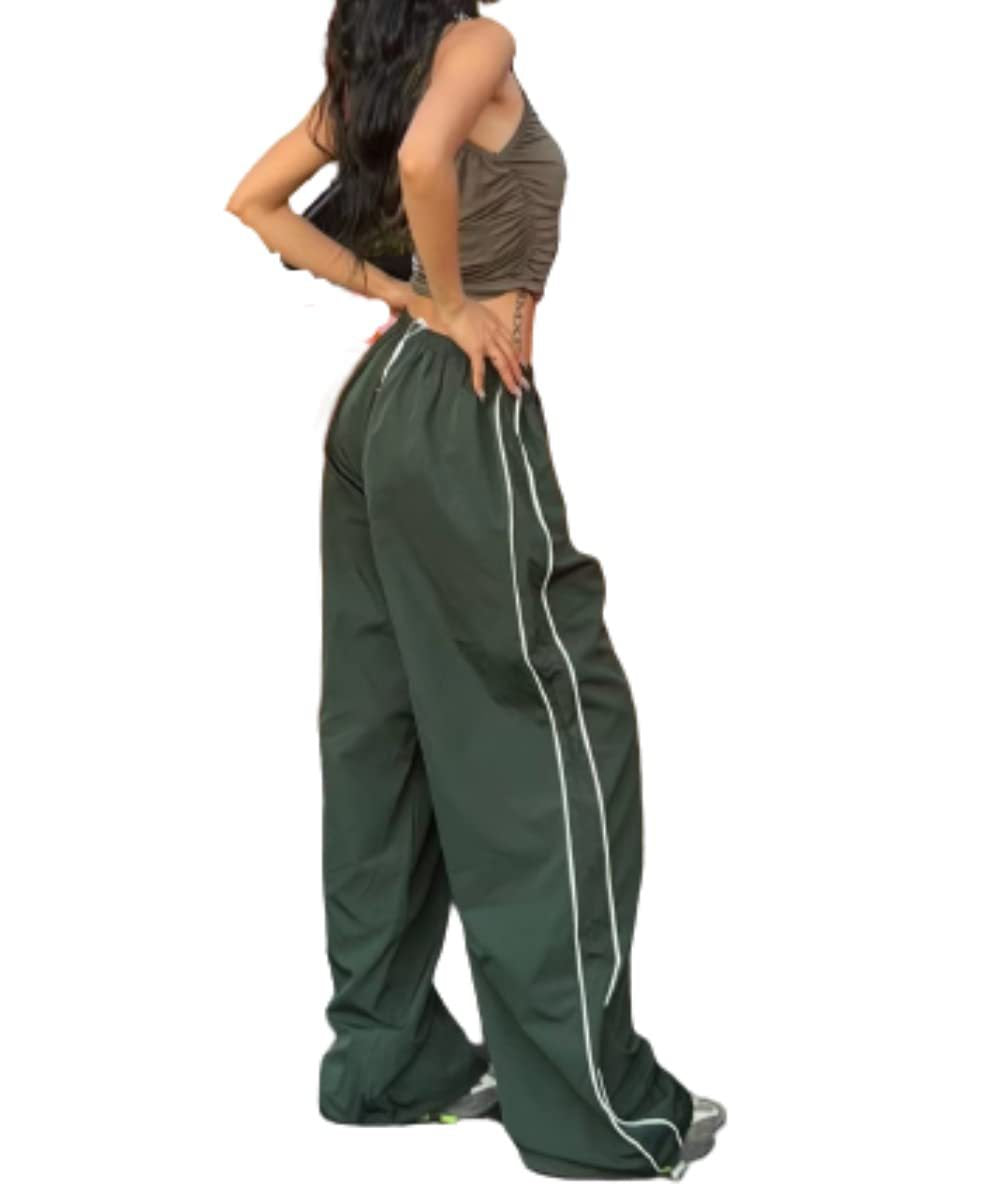 VVZ Women's Parachute Wideleg Pants