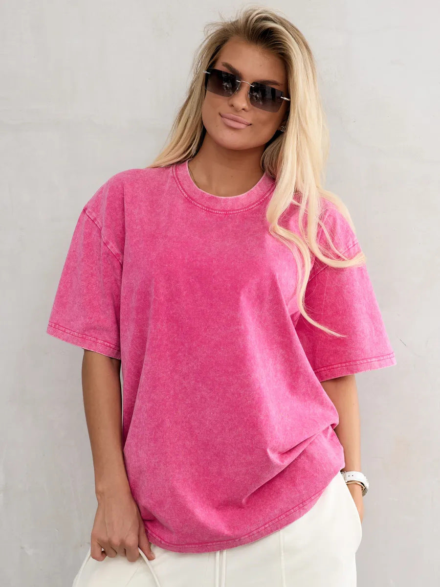 VVZ  stylish and versatile short-sleeve T-shirt
