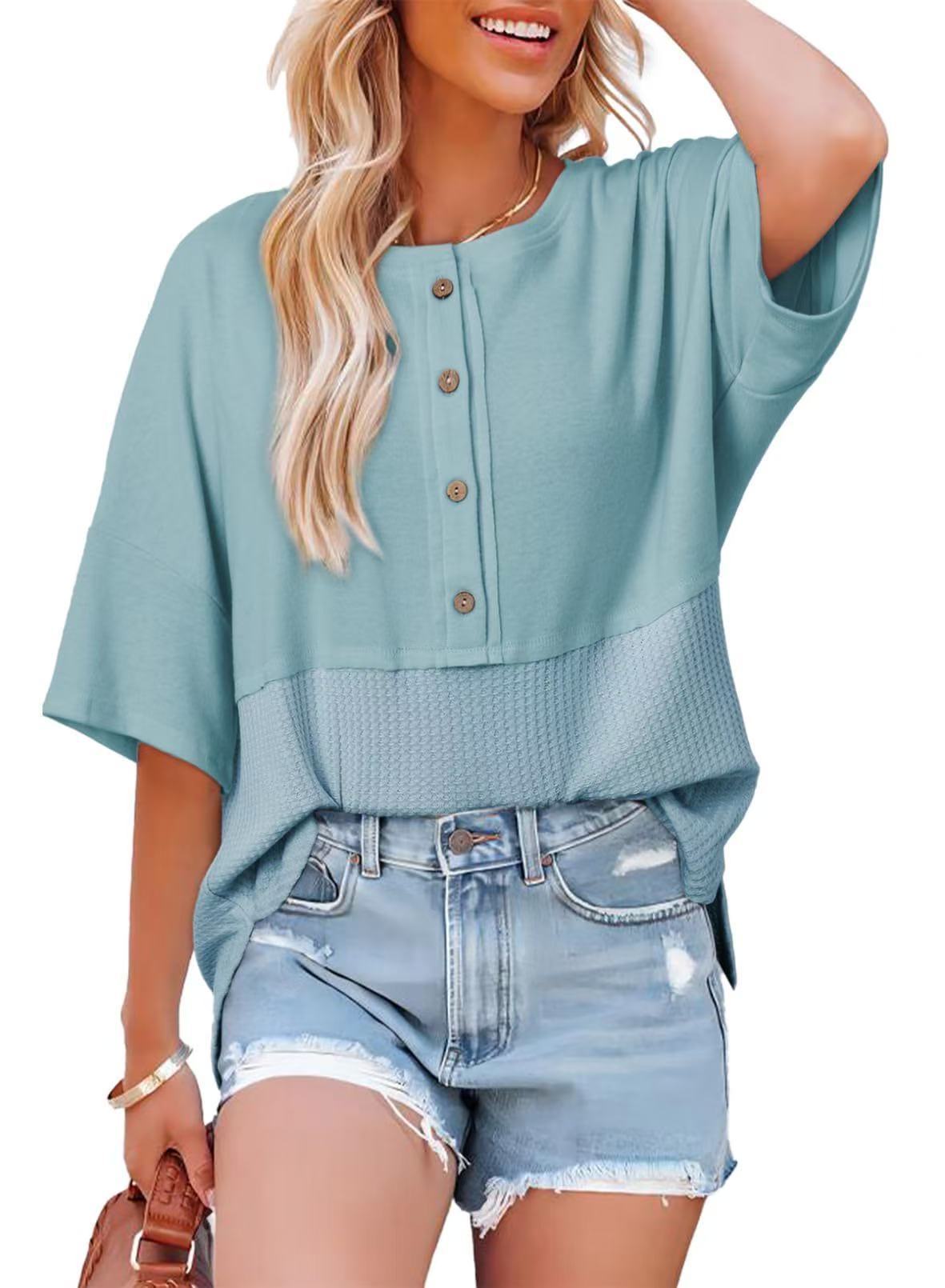 VVZ Women's Waffle-Knit Top