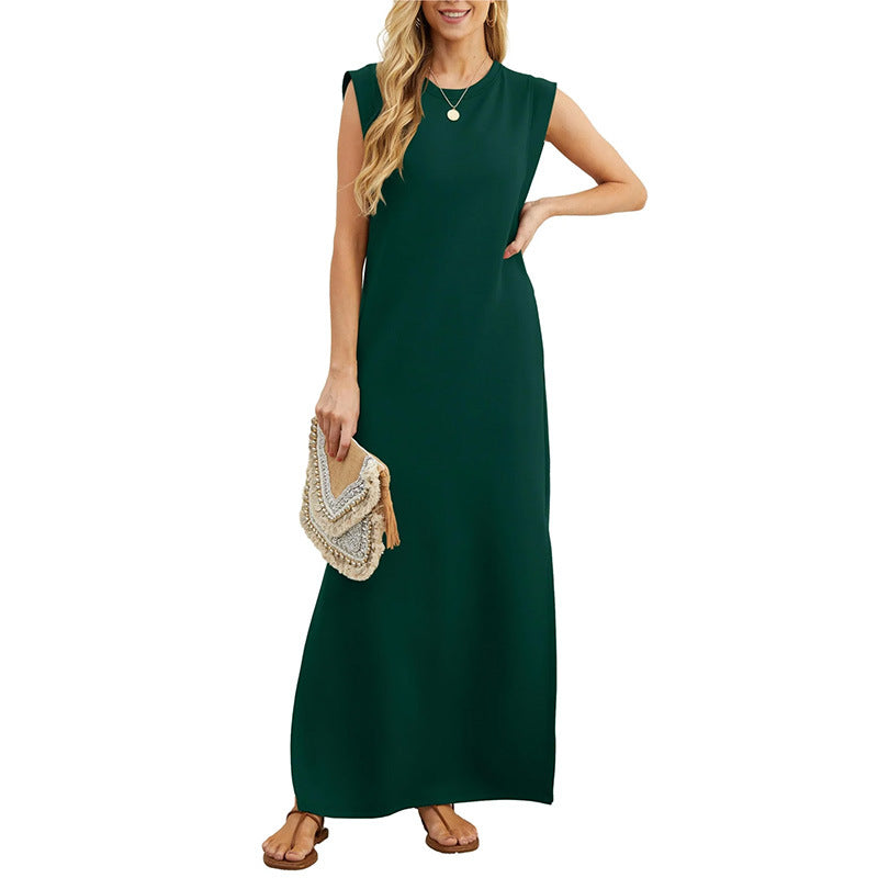 VVZ Women's Summer Casual Sleeveless Maxi Dress