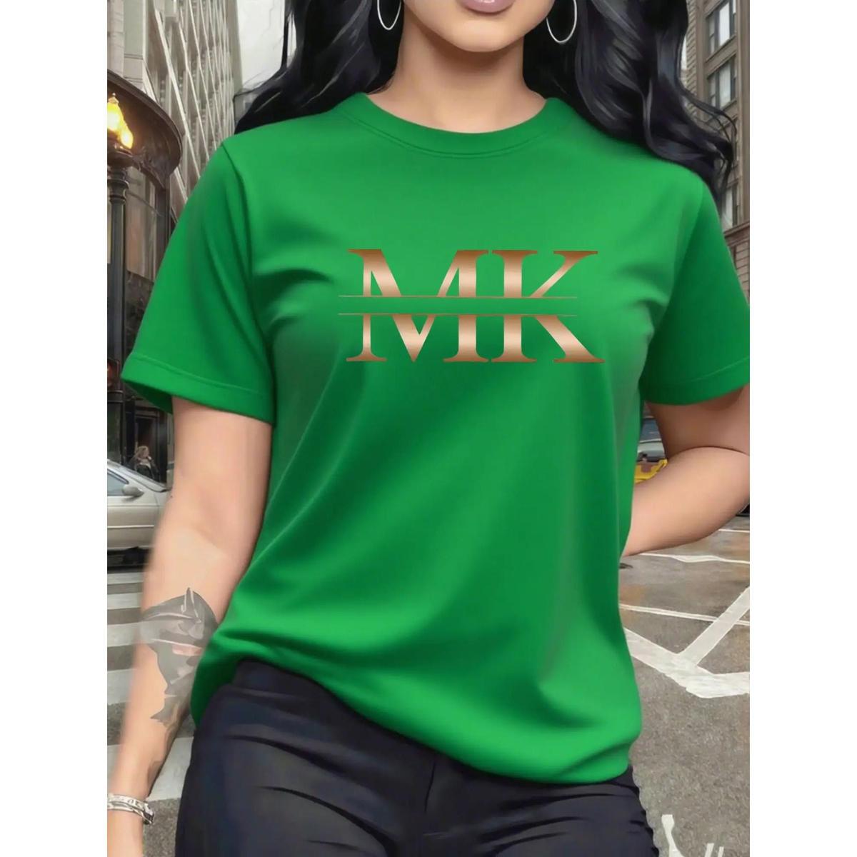 VVZ Women's Pure Cotton Short-Sleeve T-Shirt
