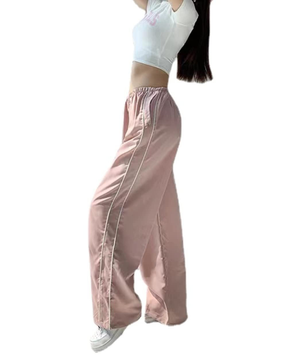 VVZ Women's Parachute Wideleg Pants