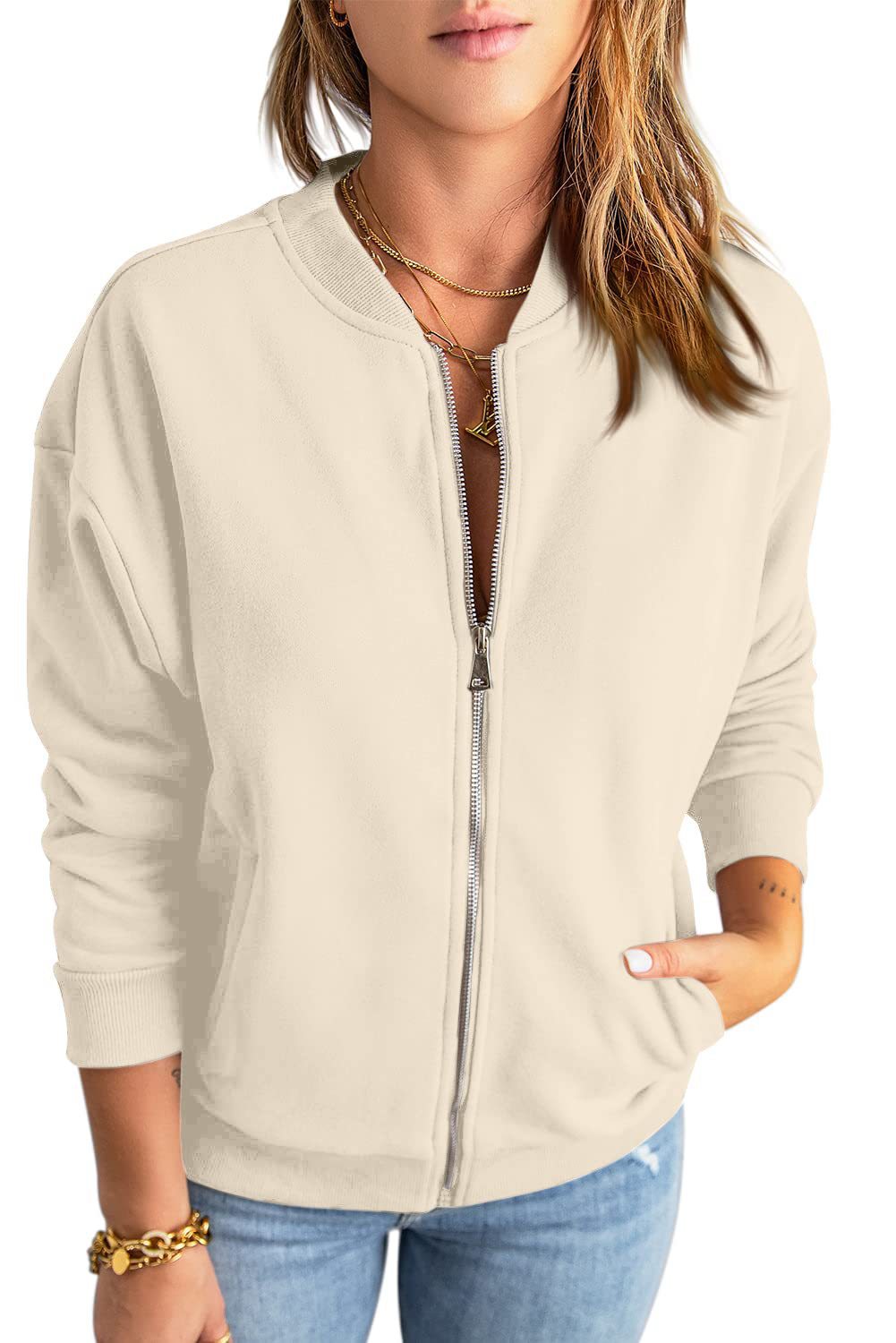 VVZ Womens Zip Up Sweatshirts Jackets