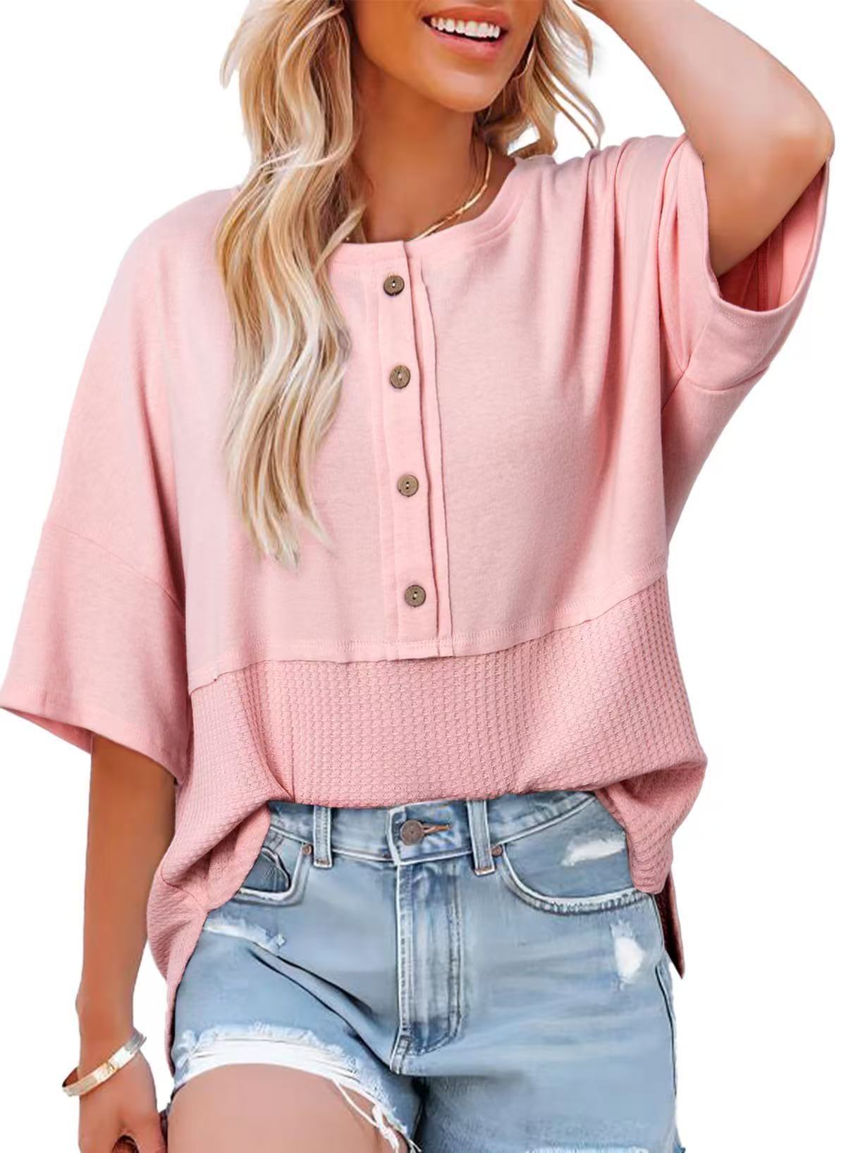 VVZ Women's Waffle-Knit Top