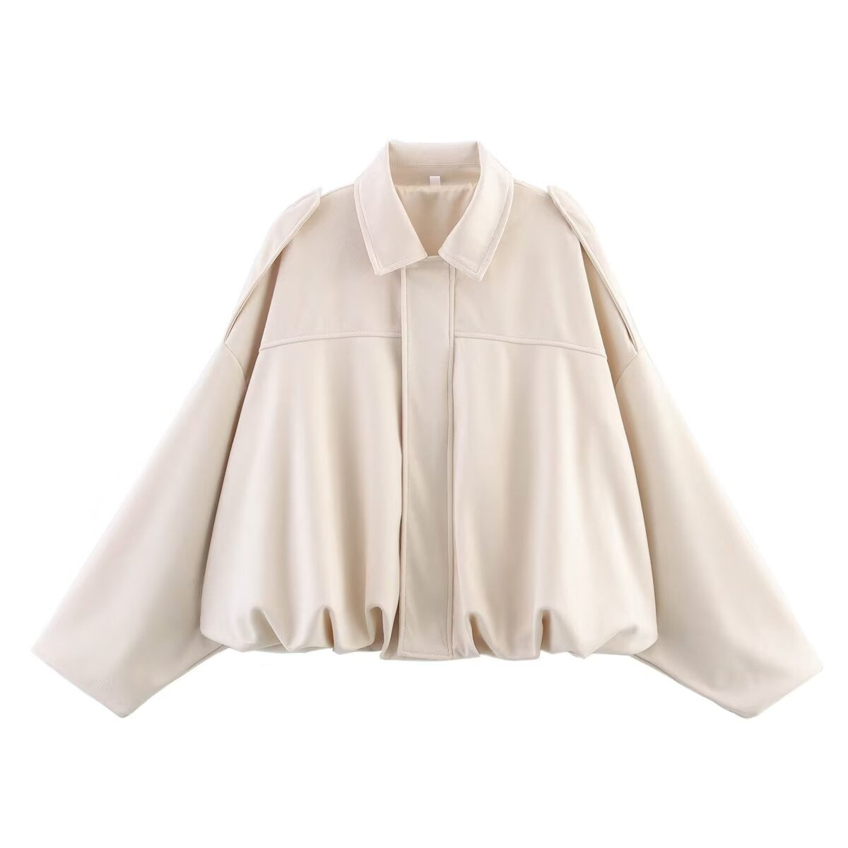 VVZ women's military-style suede jacket