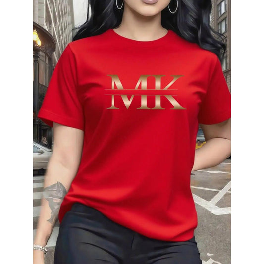 VVZ Women's Pure Cotton Short-Sleeve T-Shirt