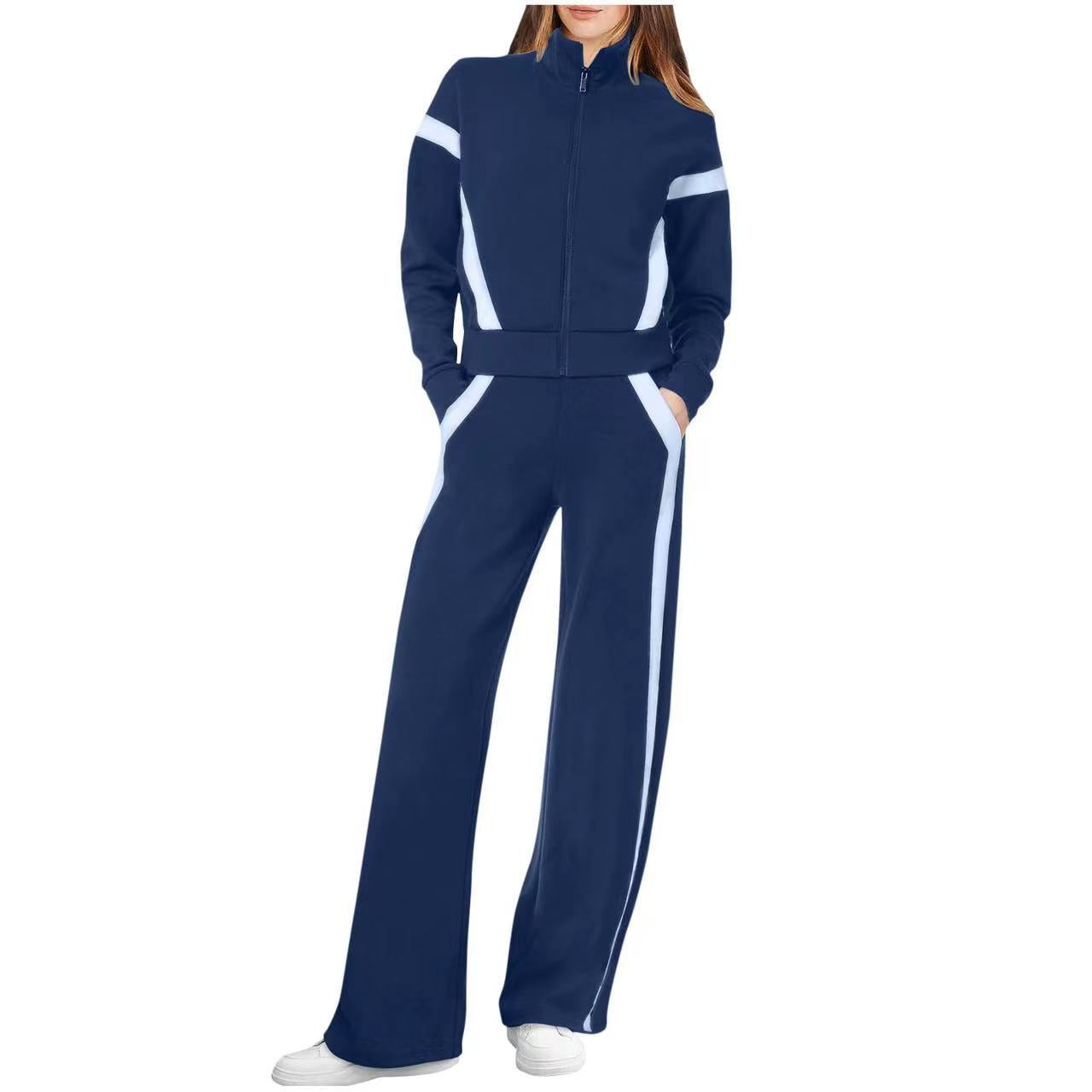 VVZ Lounge Sets for Women Sweatsuit 2 Piece Outfits Sweatshirt