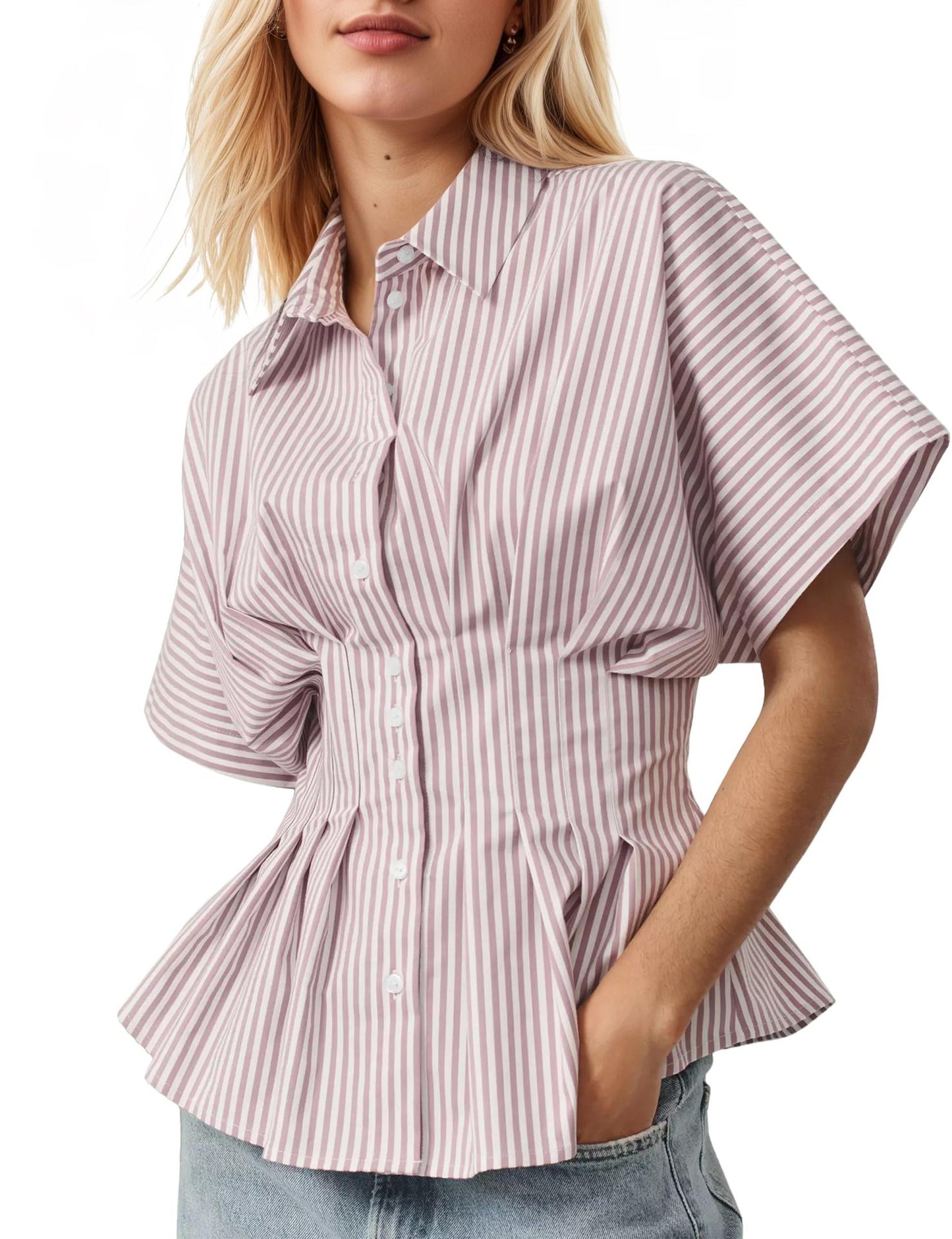 VVZ Women's Striped Shirt