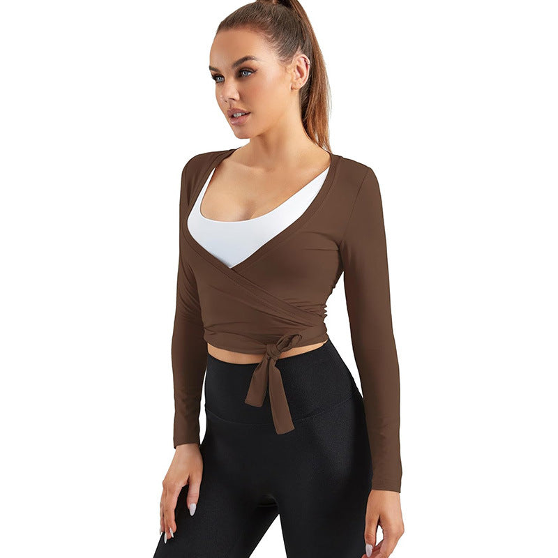 VVZ Women's Fashion Aesthetic Solid-Color Lace-Up Top