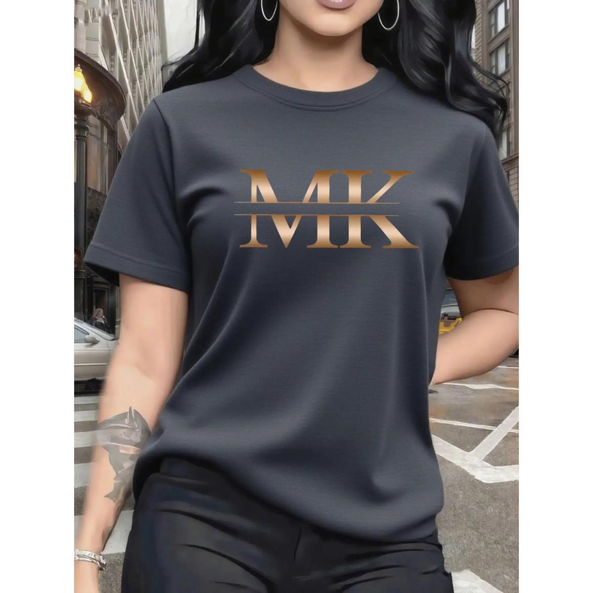 VVZ Women's Pure Cotton Short-Sleeve T-Shirt