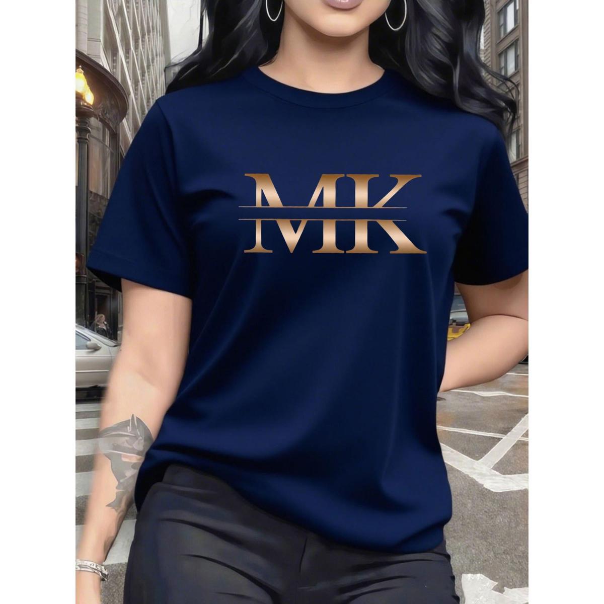VVZ Women's Pure Cotton Short-Sleeve T-Shirt