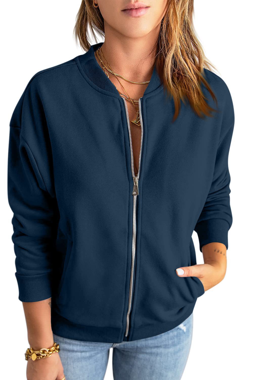 VVZ Womens Zip Up Sweatshirts Jackets